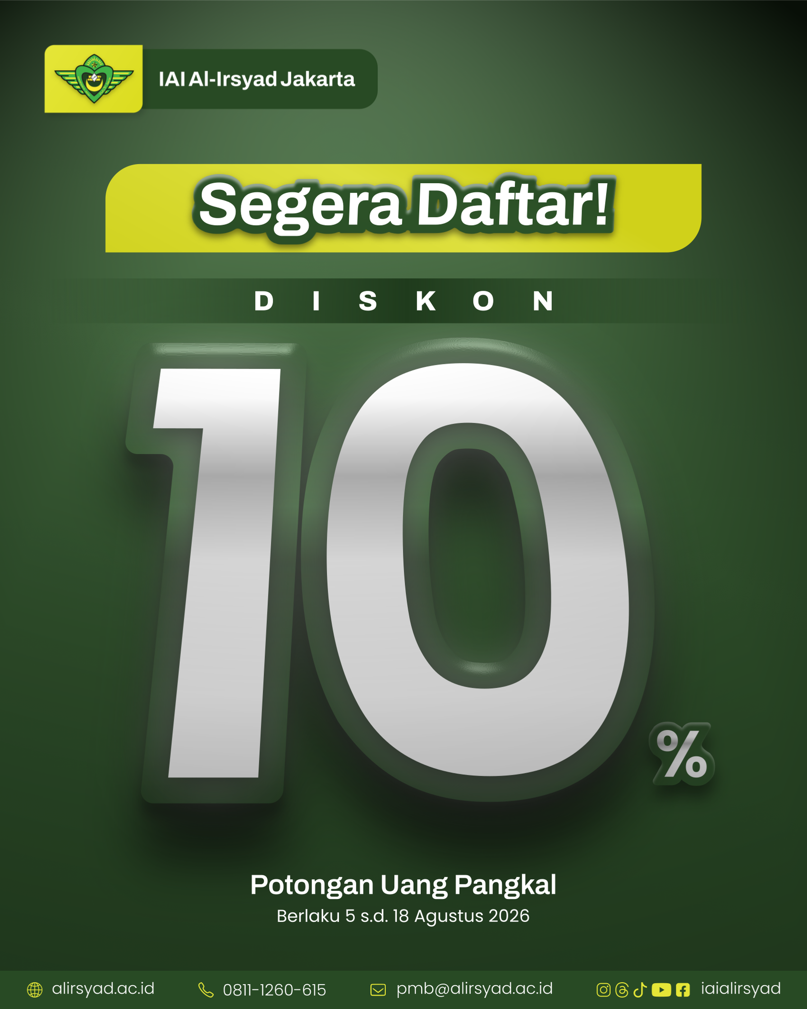 PEMBUKAAN PENDAFTARAN GELOMBANG 3